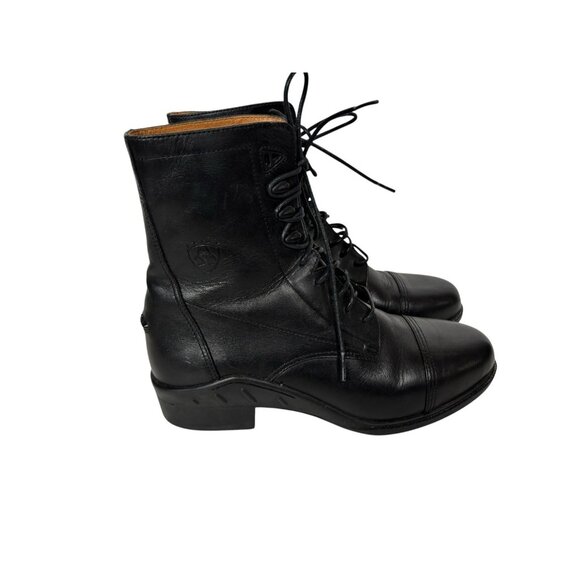 Ariat  Boot Mens 10 D Paddock Lace Up Black Equestrian Riding Gorpcore Leather main image 11